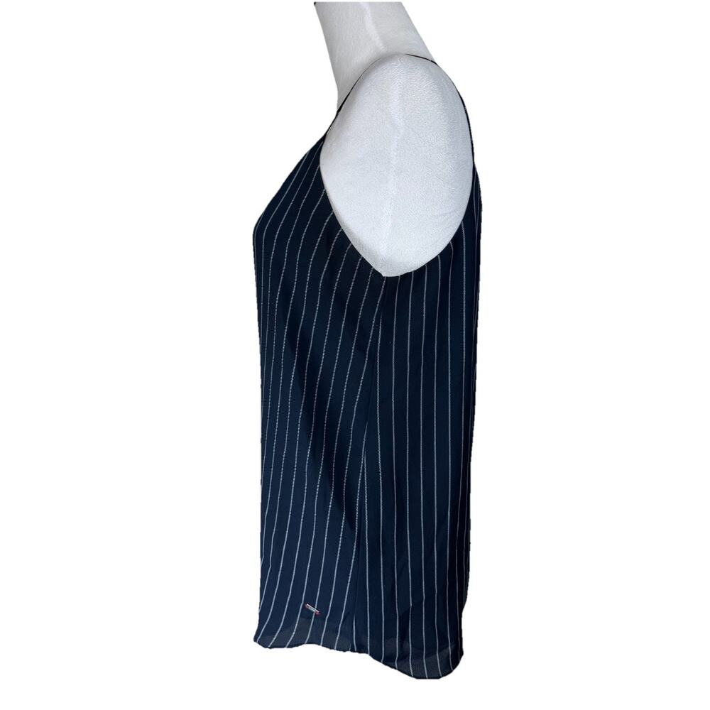 Tommy Hilfiger Cami Camisole Tank Top Women's M Navy White Striped Lined - Picture 7 of 16
